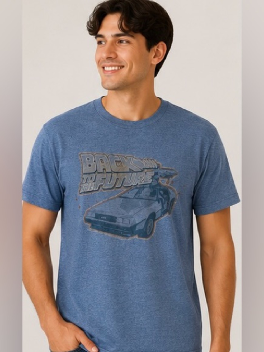 Back to the Future Graphic Tee - Blue